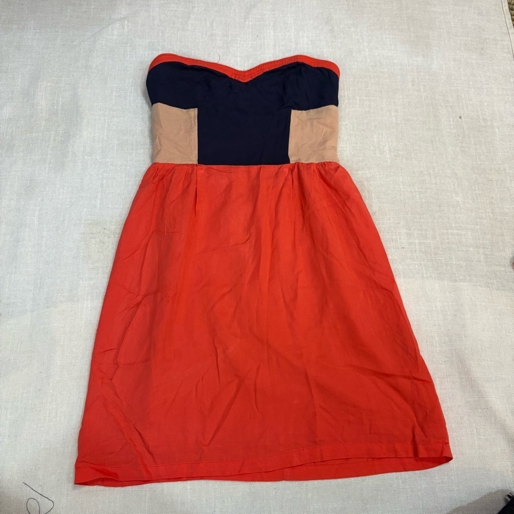 Sparkle and Fade NWT Colour Block Sleeveless Strapless Dress Women’s Small